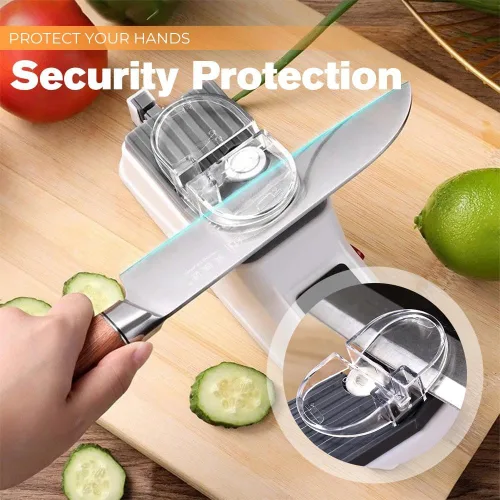Miniatura 3 de Afilador de cuchillos eléctrico, afilador de cuchillos profesional para cuchillos de cocina, afilador automático de cuchillos, 5 segundos