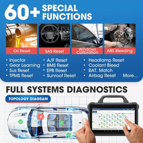 Miniatura 5 de Launch X431 PAD VII Elite, escáner de diagnóstico inteligente superior 2026, protocolo J2534, mapa de topología, diagnóstico remoto con Smartlink C