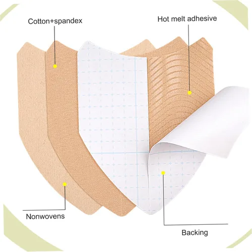 Miniatura 5 de Cinta de levantamiento de muslos, 20 piezas de prevención de rozaduras de muslos, cinta adhesiva e invisible, transpirable e impermeable