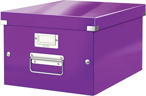 Miniatura 15 de Leitz Caja de almacenamiento A5, rango de clic y tienda 60430001 - Caja de almacenamiento pequeña, blanca A5 Azul (Ice Blue)
