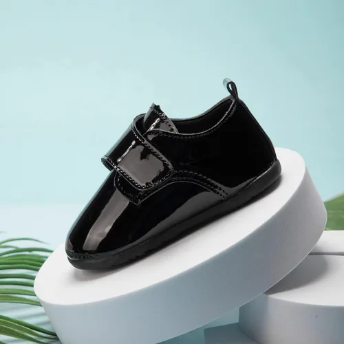 Miniatura 4 de Sonsage Zapatos Oxford para bebés y niñas, mocasines de piel sintética, antideslizantes, unisex, clásicos, suela suave, recién nacido, caminar