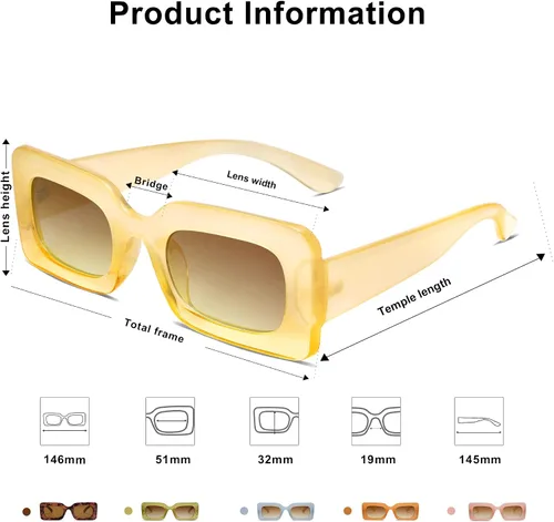 Miniatura 4 de SOJOS Trendy Sunglasses for Women and Men