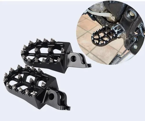 Miniatura 4 de Motorcycle Footrests Motorcycle Footrest Footpegs Foot Pegs Pedals Accessories for CRF300L 2021-2023(Blue)