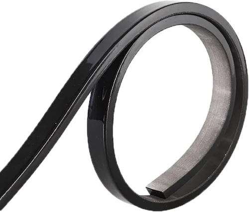 Tira de calafateo flexible de 16.4 ft, moldura de pared, decoración de esquina de pared, techo, borde de azulejo, zócalo laminado para piso, borde