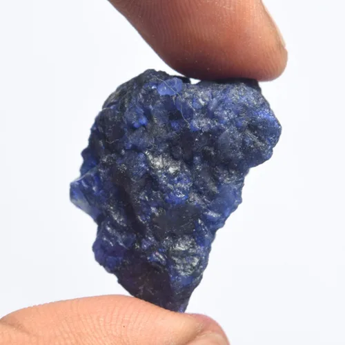 Miniatura 4 de GEMHUB Zafiro azul en bruto natural de grado A de 48.00 Ct de cristal curativo piedra de zafiro en bruto para cabbing, Gema, azul