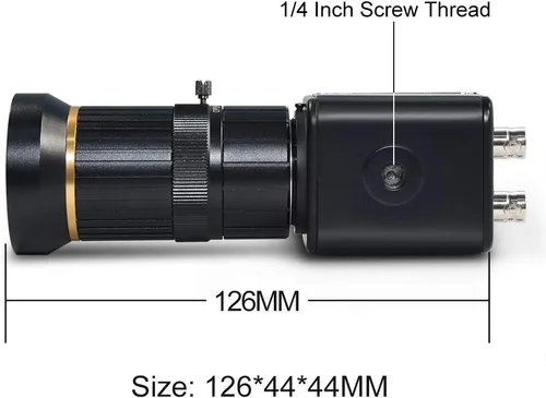 Miniatura 2 de MOKOSE Cámara SDI, HD-SDI 2 MP 1080P HD Digital CCTV Cámara de Seguridad, 1/2.8 Sensor de Alta Sensibilidad CMOS con 0.197-1.969 in Manual Varifocal
