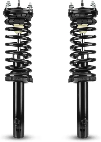Amortiguadores delanteros izquierdo y derecho con resortes helicoidales para Jeep Commander 2006-2010, Jeep Grand Cherokee 2005-2010 Reemplazo para