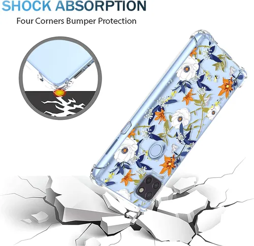 Miniatura 17 de Funda para Moto G Stylus 2021 4G Clear Flower Funda de teléfono TPU suave a prueba de golpes, antiarañazos, funda protectora para Motorola G Stylus