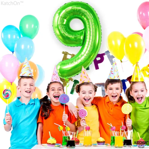 Miniatura 830 de KatchOn, Globo grande azul número 2 de 40 pulgadas Decoraciones de cumpleaños de Baby Shark para niño de 2 años Globo azul número 2 Globo