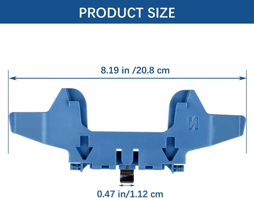Miniatura 4 de Soporte para bolsa de polvo compatible con Miele Complete C3 / S8xxx / SGxxx - Bolsa de repuesto para aspiradoras Serie S8000, 1 paquete, azul