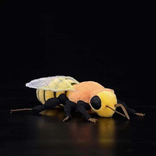 Miniatura 3 de Juguete de peluche grande de abeja - Animales de peluche realistas de abeja de 16 pulgadas, juguetes de abeja con alas grandes realistas, juguete