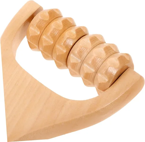 Miniatura 5 de Rodillo de masaje de madera para piernas, parte inferior de la espalda, hombro, cadera, masajeador de mano para cuello y pie
