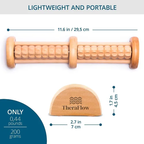 Miniatura 6 de * Nuevo * TheraFlow, rodillo masajeador de pies - fascitis plantar y alivio de los puntos desencadenantes del dolor del pie - Herramienta