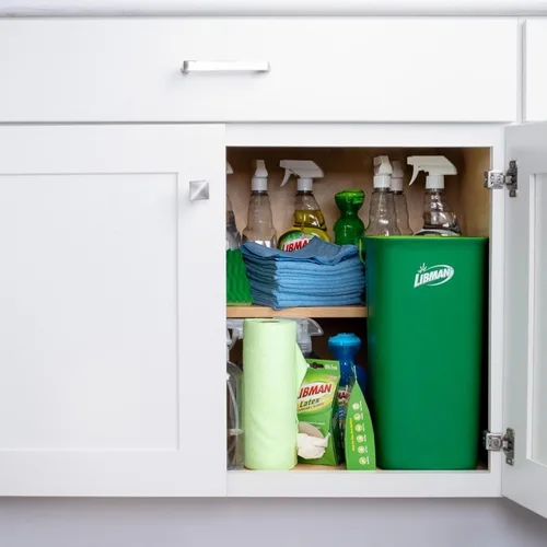 Miniatura 6 de Libman Rinse 'n Wring - Sistema de trapeador y cubeta Trapeador de piso de microfibra Limpiador de pisos de madera dura Trapeador húmedo