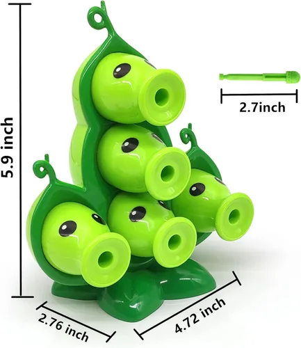 Miniatura 2 de JHESAO 1 pieza de juguetes de plantas y zombis, figuras de acción Zombies PVZ, juego de juguetes de 1 serie 3, grandes regalos para niños