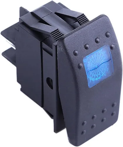 Miniatura 3 de Switch cambiador de lámpara con luz LED azul. Bote marino 76719 de E Support. 4 paquetes de 5 pines, Azul