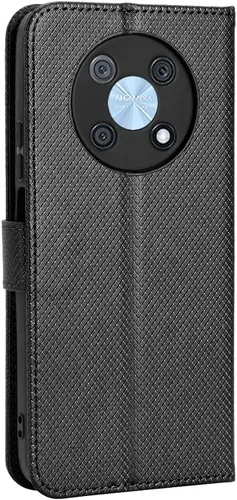 Miniatura 3 de Funda de piel sintética para Huawei Nova Y90, funda con tapa para Huawei Nova Y90 / Enjoy 50 Pro CTR-AL00, color negro