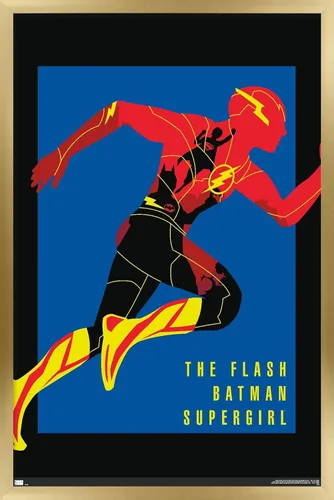 Miniatura 16 de Trends International DC Comics Movie The Flash - Póster de pared de héroes Versión enmarcada de caoba