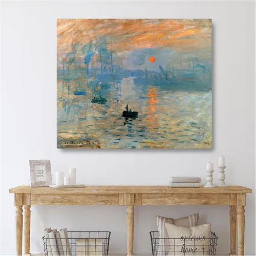 Miniatura 616 de A&T ARTWORK Campo de trigo con cipreses de Van Gogh Las reproducciones de arte clásico mundial, impresiones en lienzo giclée para decoración