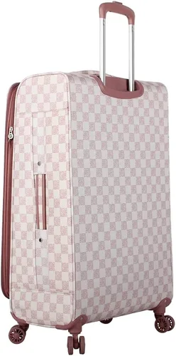 Miniatura 95 de Steve Madden Equipaje de diseñador, Chalet Gris Claro, Juego de maleta giratoria ligera expandible de 3 piezas - Juego de viaje