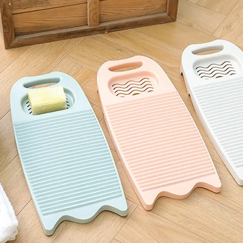 Miniatura 8 de Khakho Mini tabla de lavado de plástico rectángulo de lavado de ropa Junta de lavado a mano ropa y pequeños artículos delicados