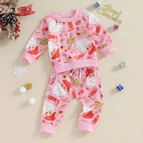 Miniatura 29 de YINGISFITM Conjunto de camisa de calabaza de Halloween para bebé, niña, niño, sudadera y pantalones para otoño e invierno