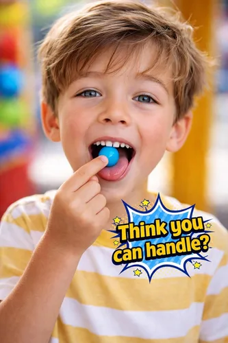 Miniatura 3 de Tear Droppers - Bolas de chicle ácidas, 250 unidades, sin tintes artificiales, envueltas individualmente, cereza, limón y frambuesa azul, caramelos