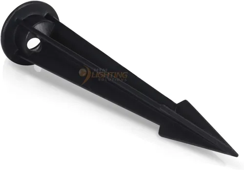 Soporte de estaca de aluminio alto de 8.30 pulgadas con salida hembra de rosca NPT de 1/2 pulgadas para accesorios de iluminación de paisaje al aire