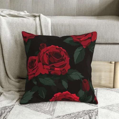 Miniatura 6 de 2 fundas de almohada de pana, fundas de almohada cuadradas suaves y cuadradas para sofá, sala de estar, 16 x 16 pulgadas