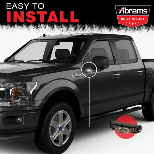 Miniatura 5 de Abrams Flex 180 - Cabezal de luz LED ámbar/blanco para parrilla [64 W - 16 LED] [Clase SAE 1] Gran angular debajo del espejo Snow Plow Truck