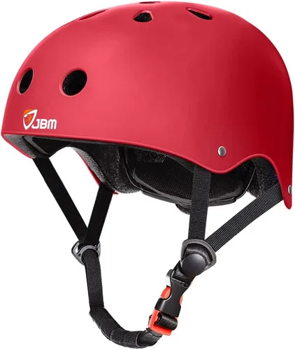Miniatura 11 de Casco para Monopatín JBM - Casco Ligero, Ajustable y Ventilado para Patinete, Patines, Patinaje en Línea
