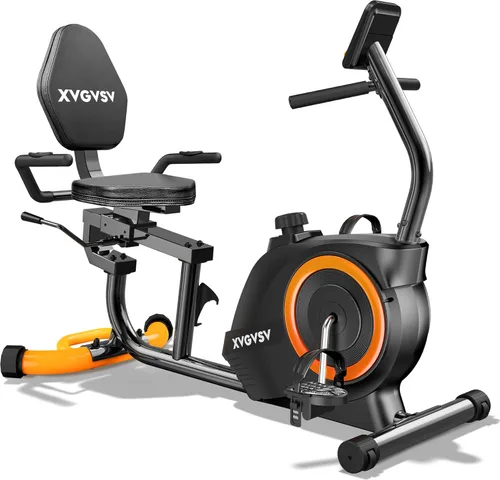 Miniatura 9 de Recumbent Exercise Bike for Home Use, Quiet Recumbent Stationary Bikes for Adults & Seniors, 16-Level Resistance, Adjustable Seat, Supports 400LB