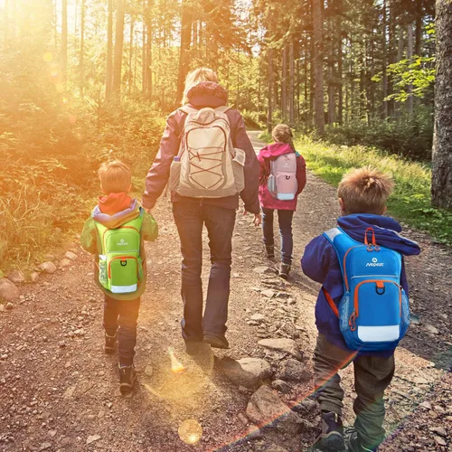 Miniatura 6 de Nepest Mochila de hidratación para niños, mini mochila de agua con vejiga de agua de 1.5L para senderismo, ciclismo, correr Rosa