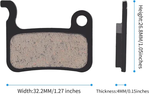 Miniatura 6 de PACYTION 4 pares de pastillas de freno de bicicleta con 3 herramientas de instalación, compatibles con pastillas de freno Shimano Deore XT SLX Hone