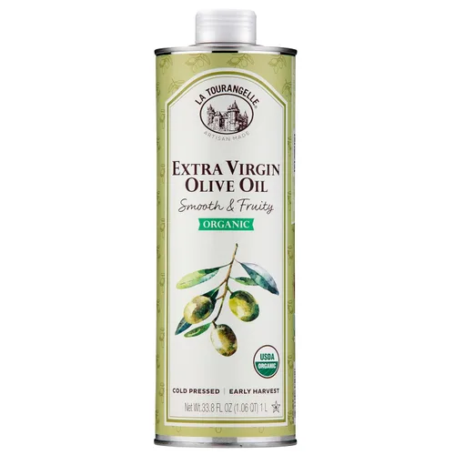 Miniatura 26 de La Tourangelle, Aceite de oliva virgen extra orgánico, AOVE prensado en frío de España, 16.9 onzas líquidas, aceite de oliva español con polifenoles