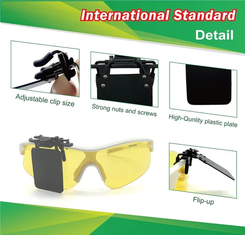 Miniatura 3 de international standard shooting glasses patches 2 piezas 1.575 x 1.181 in
