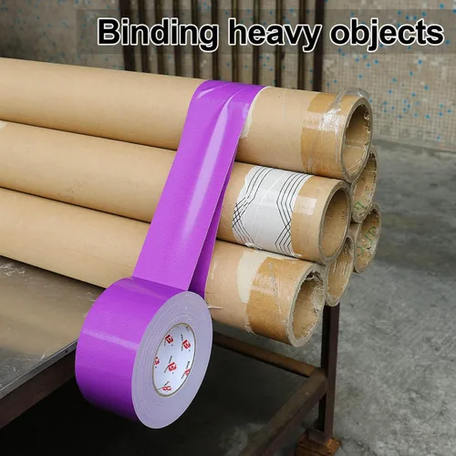 Miniatura 7 de Cinta adhesiva morada de 3 pulgadas impermeable, resistente, 3 pulgadas x 60 yardas, cinta adhesiva de grado industrial de 9 milésimas de pulgada