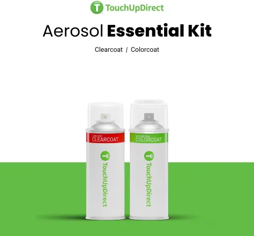 Miniatura 4 de TouchUpDirect 650/9650 Cirrus White - Aerosol de pintura de retoque compatible con Mercedes-Benz Exact Match - Kit esencial Cirrus Blanco