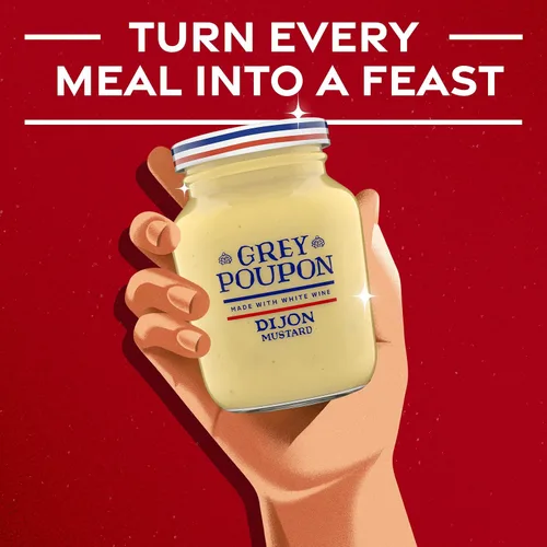 Miniatura 4 de Mostaza Dijon de Grey Poupon, frasco de 8 onzas