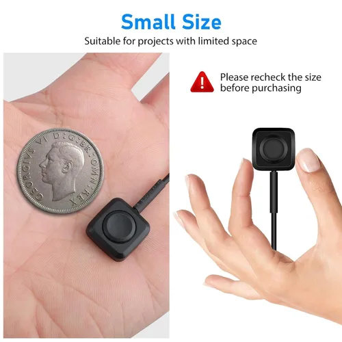 Miniatura 2 de Linkstyle 10 piezas de interruptor de botón de presión momentáneo, interruptores de botones de bocina mini de montaje en superficie