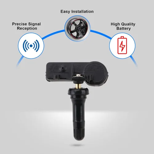 Miniatura 4 de Sensor de presión de neumáticos TPMS compatible con Infiniti Nissan preprogramado 315MHz Reemplazar # 40700-JA01B 40700-1AA0B 40700-1AA0D