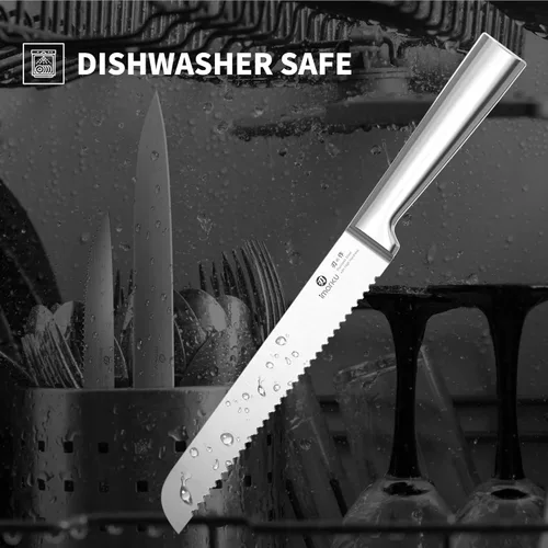 Miniatura 5 de imarku Juego de Cuchillos – Juego de 15 Cuchillos de Cocina Japoneses de Acero Inoxidable de Alto Carbono para Cocina, Apto para Lavavajillas, Ultra