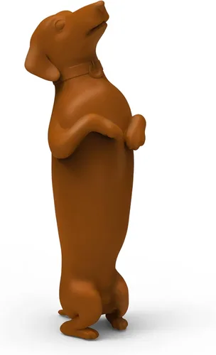 Genuine Fred WINER DOG Tapón para botella, tapón de vino de silicona con bonito diseño de perro salchicha – Mantiene un sello hermético – Divertido