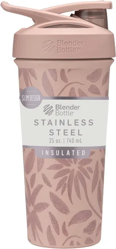 Miniatura 18 de BlenderBottle Sport - Botella aislada de acero inoxidable con batidor de alambre, 24 onzas, color bosque – Batidos de proteína e hidratación