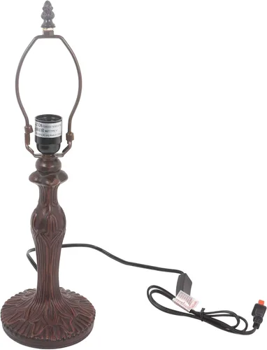 Miniatura 10 de Bieye B10718 - Base de lámpara de mesa color marrón antiguo con enchufe de luz E26, 4" de ancho x 14.5" de alto