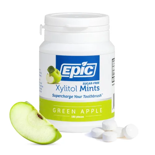 Miniatura 13 de Epic Mentas 100% xilitol, sin aspartamo, sin azúcar, mentas con sabor a canela, 180 piezas (paquete de 2)
