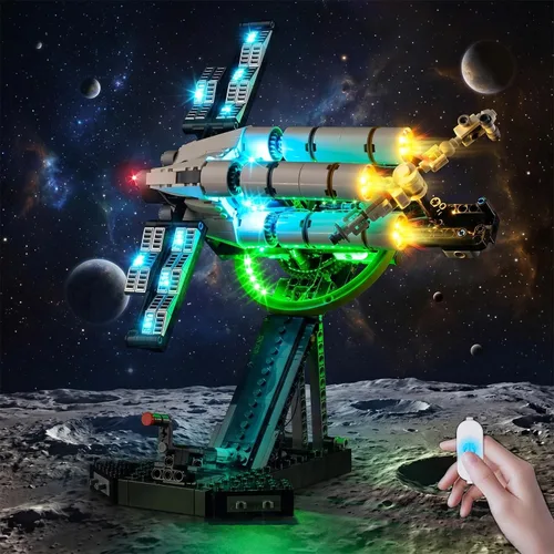 Kyglaring Kit de luz LED compatible con bloques de construcción Lego Project Hail Mary 11389, control táctil mejorado y atenuación, solo luces,