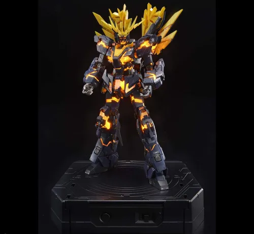 Miniatura 2 de Bandai 1/144 RG RX-0 Unicornio Gundam Unidad 2 Banshee Norn Destroy Modo Iluminación Modelo Mobile Suit Gundam UC Gundam Base Limited