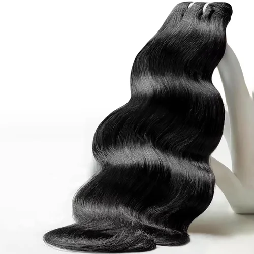 Miniatura 10 de TRIIPPY Paquetes de cabello humano ondulado, 100% cabello camboyano sin procesar SoftMAX, 3 paquetes (16, 16, 16, 16 pulgadas), triple la vida útil