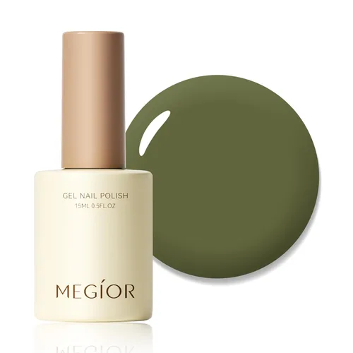 Miniatura 61 de MEGIOR Esmalte de uñas de gel blanco de 0.5 fl oz, color blanco antiguo, secado con luz UV, esmalte de gel francés, arte de uñas, salón de manicura